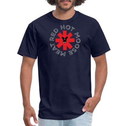 Red Hot Moose Meat T-Shirt - navy