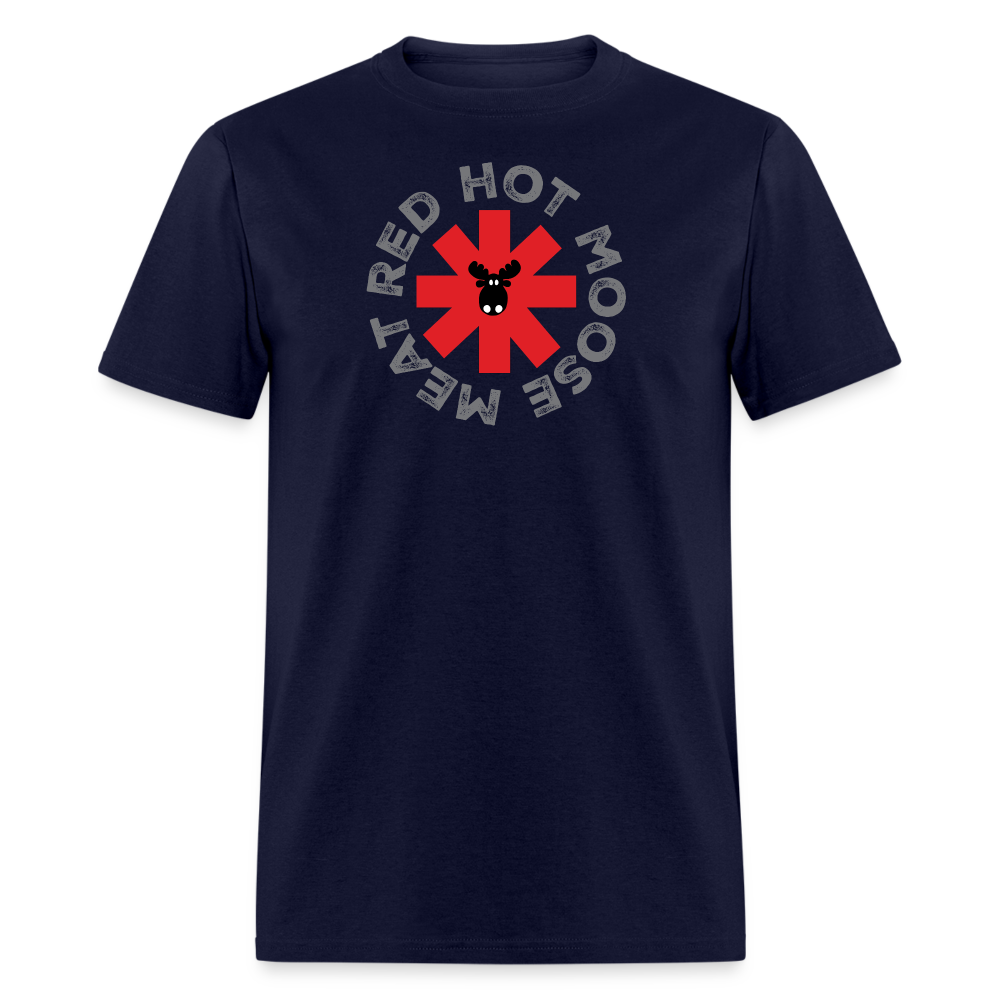 Red Hot Moose Meat T-Shirt - navy