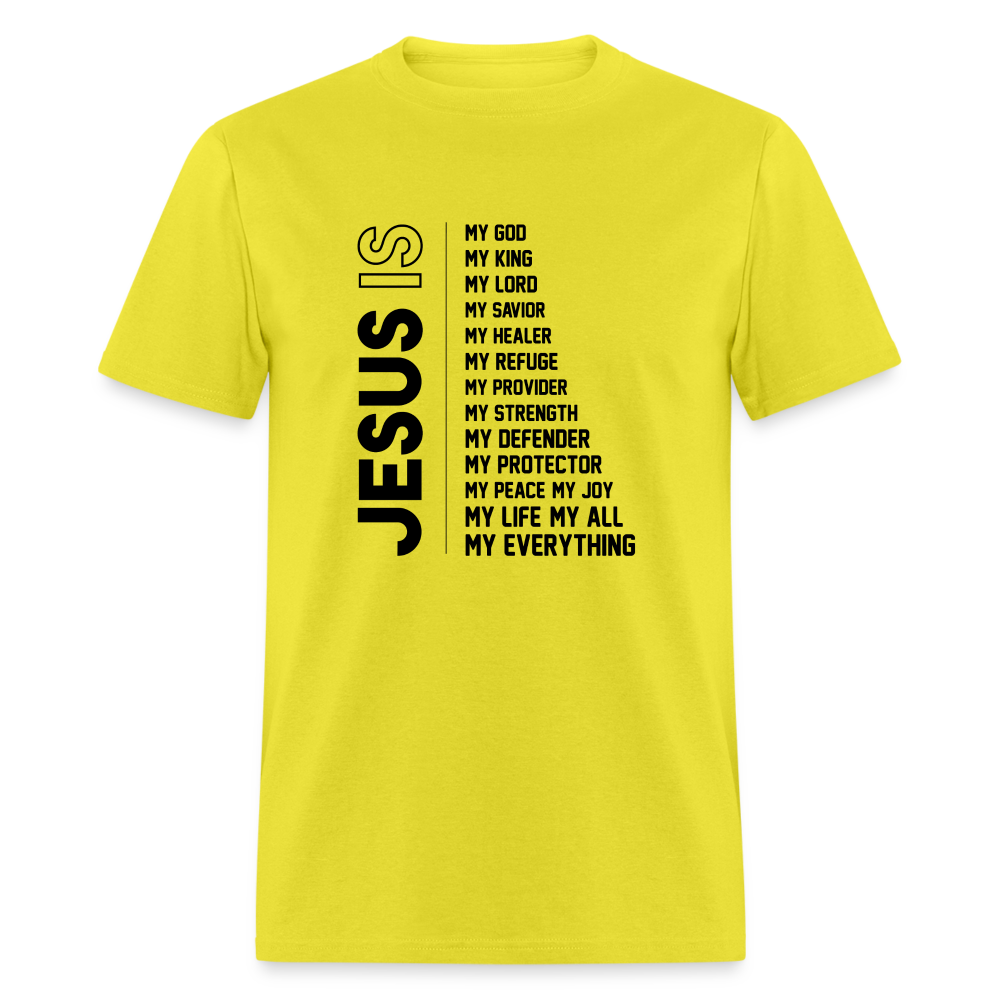 Jesus Is T-Shirt - yellow