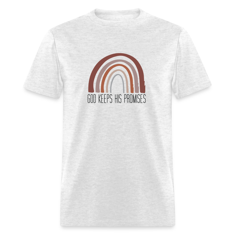 God Keeps His Promises T-Shirt - light heather gray