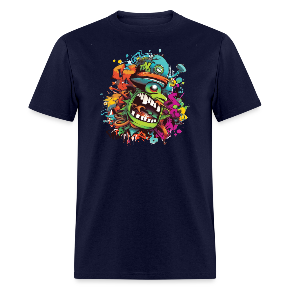 Angry Disruptive T-Shirt - navy