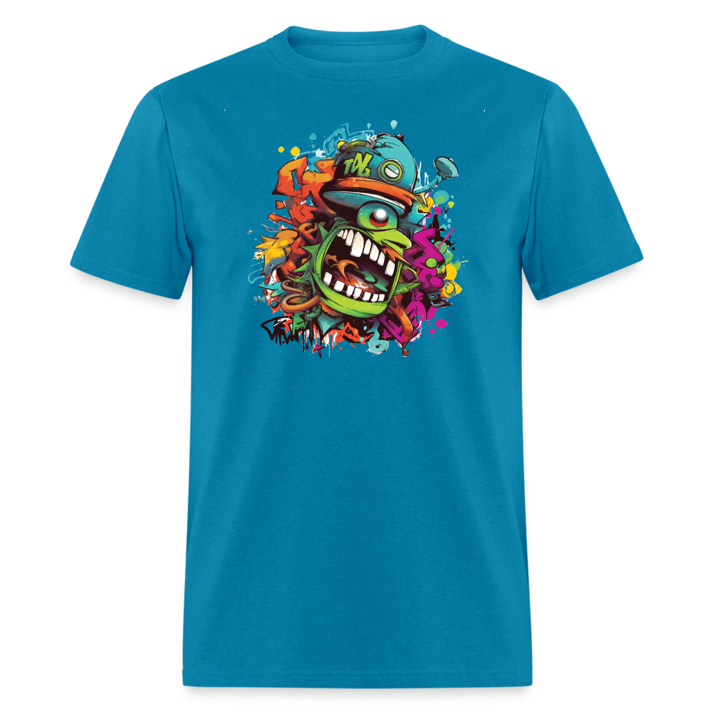 Angry Disruptive T-Shirt - turquoise