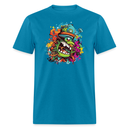 Angry Disruptive T-Shirt - turquoise