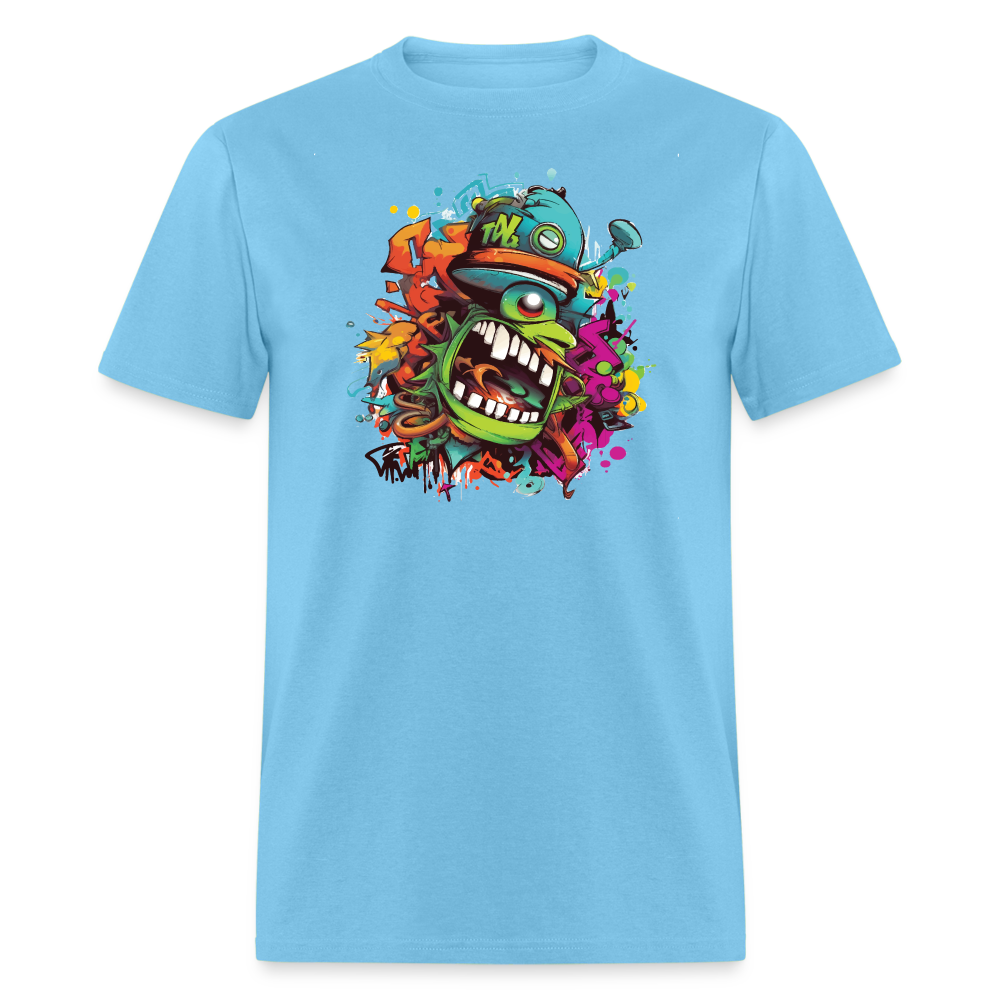 Angry Disruptive T-Shirt - aquatic blue