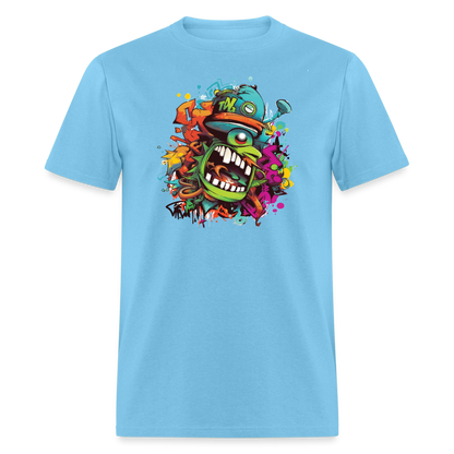 Angry Disruptive T-Shirt - aquatic blue