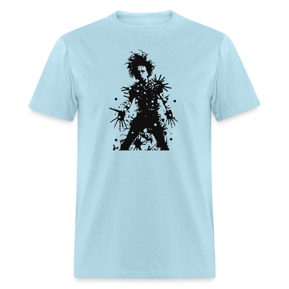 Scissors Man T-Shirt - powder blue