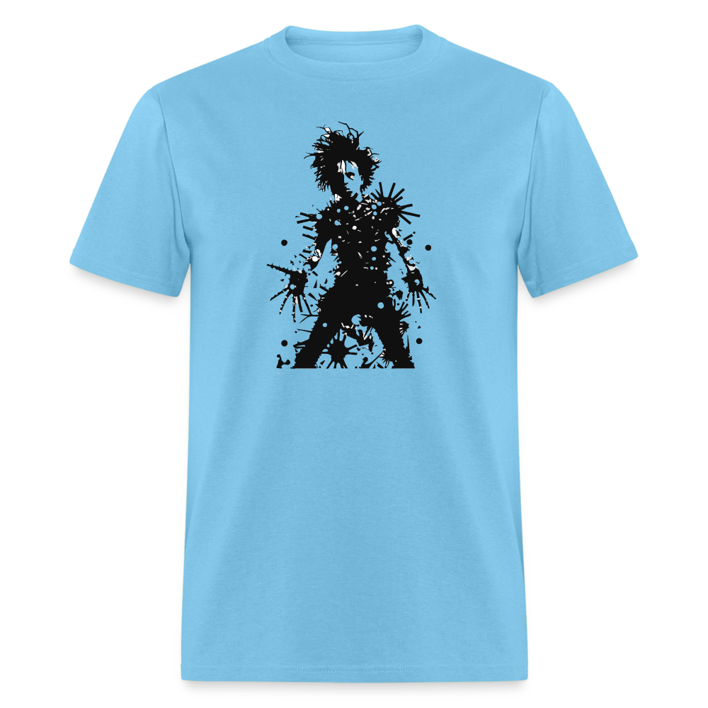 Scissors Man T-Shirt - aquatic blue