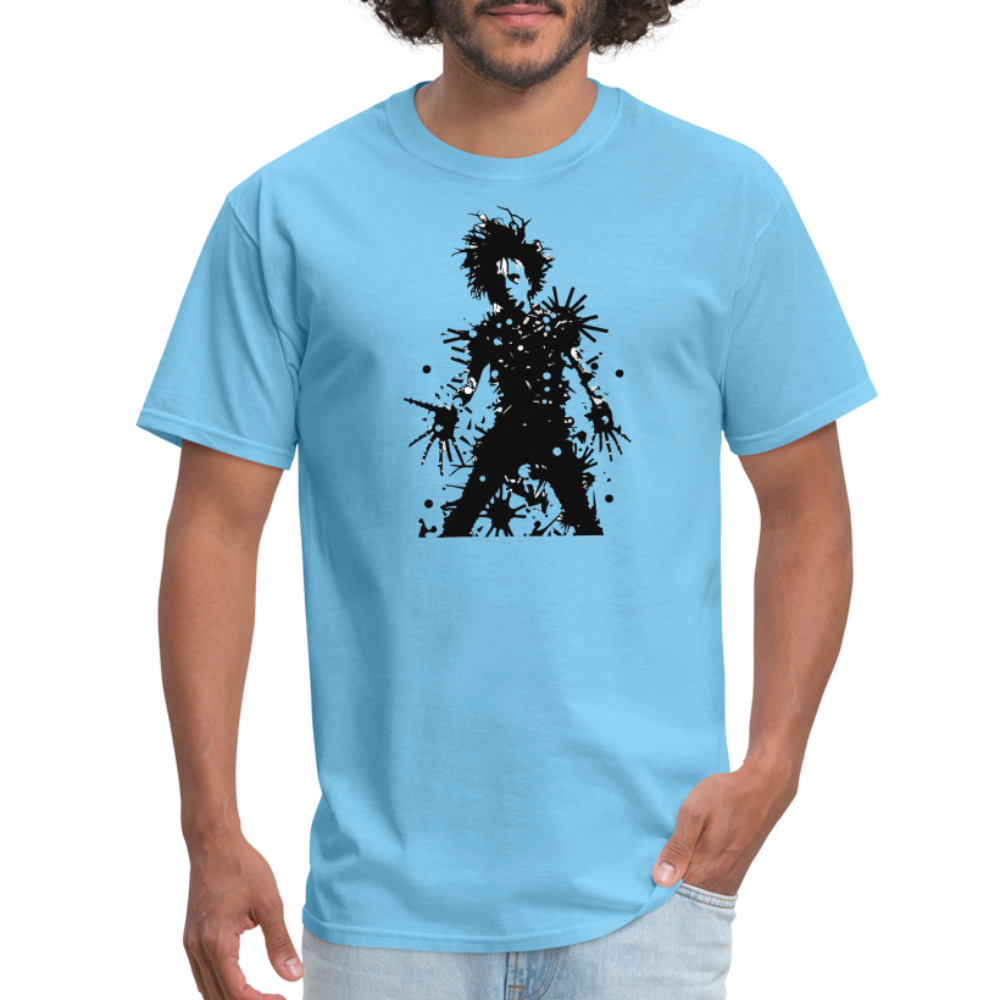 Scissors Man T-Shirt - aquatic blue