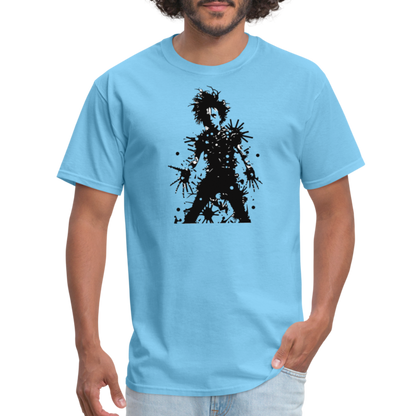 Scissors Man T-Shirt - aquatic blue