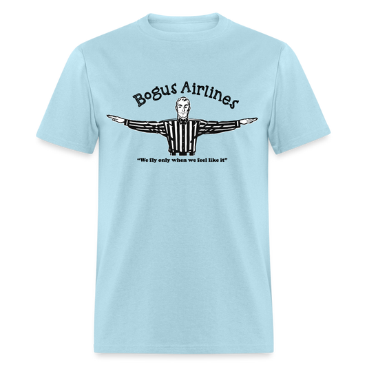 Bogus Airlines T-Shirt - powder blue