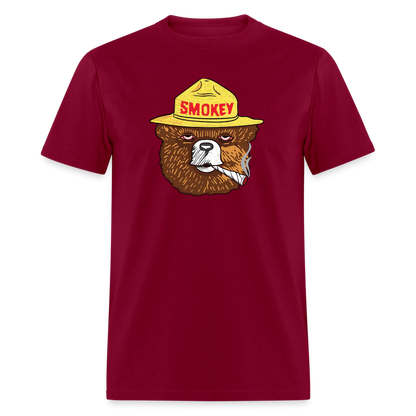 Smokey T-Shirt - burgundy