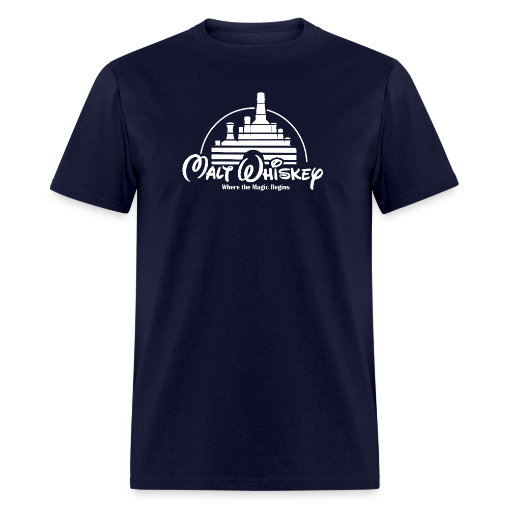 Malt Whiskey T-Shirt - navy