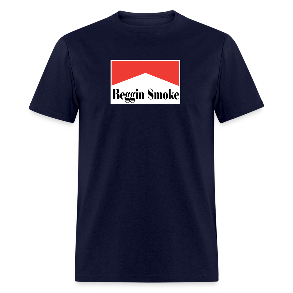 Beggin Smoke T-Shirt - navy