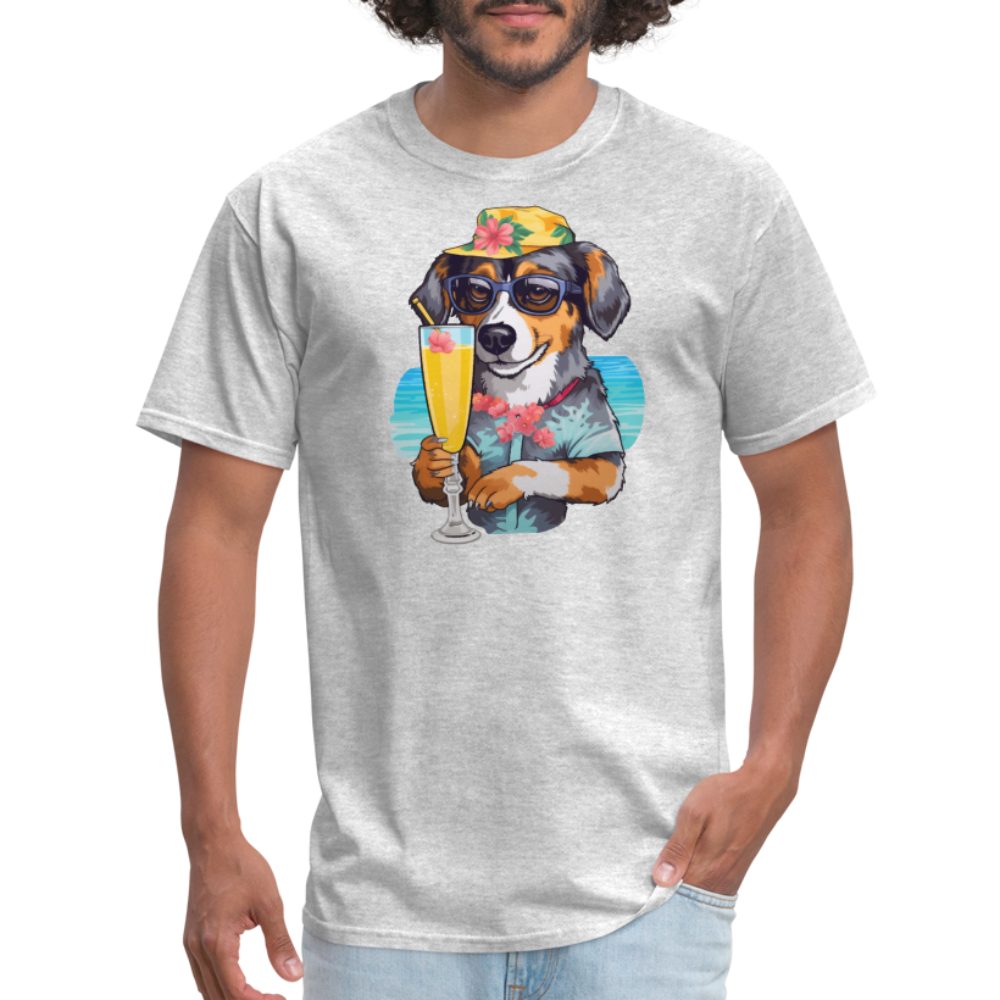 Dog Cheers T-Shirt - heather gray