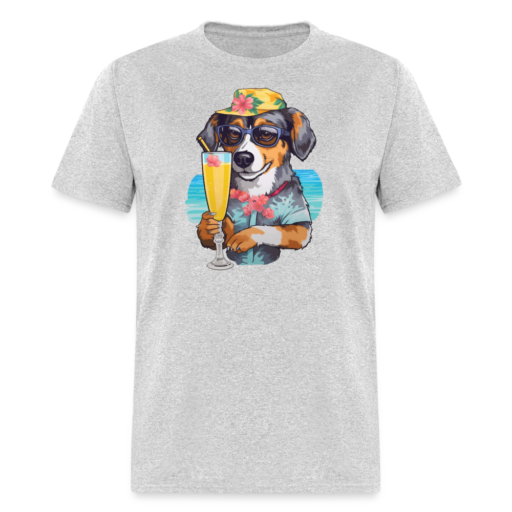 Dog Cheers T-Shirt - heather gray