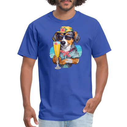 Dog Cheers T-Shirt - royal blue