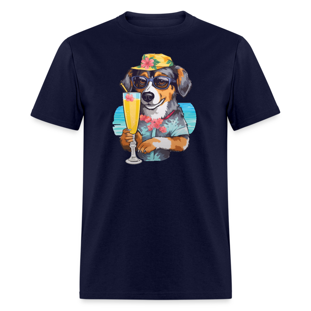 Dog Cheers T-Shirt - navy