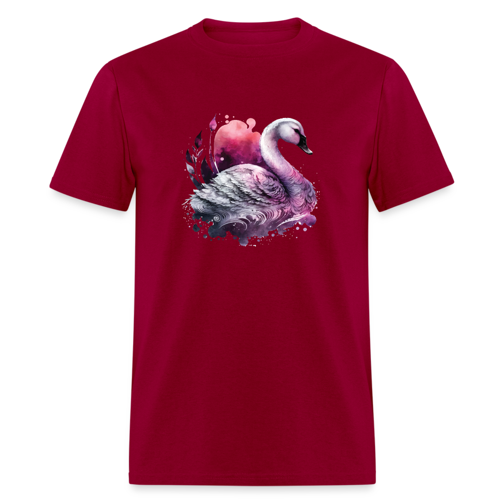 Swan T-Shirt - dark red