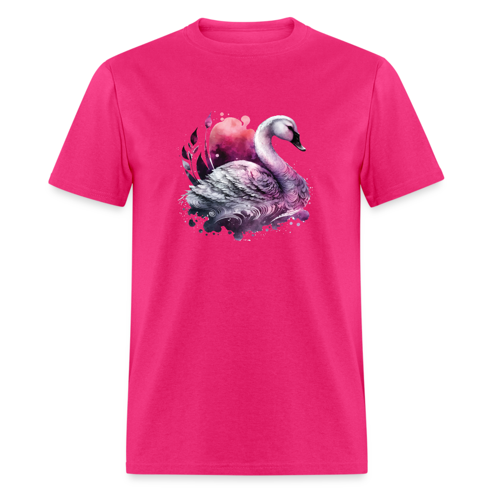 Swan T-Shirt - fuchsia