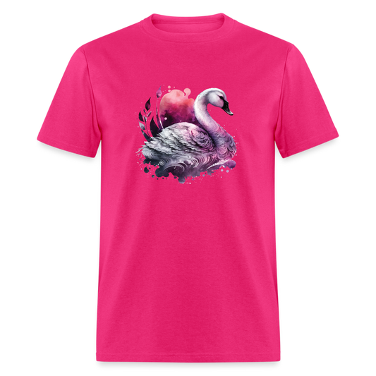 Swan T-Shirt - fuchsia