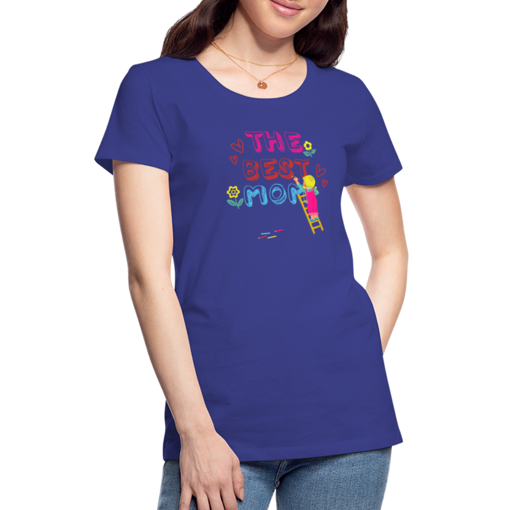 The Best Mom T-Shirt - royal blue