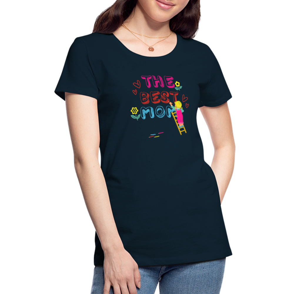 The Best Mom T-Shirt - deep navy