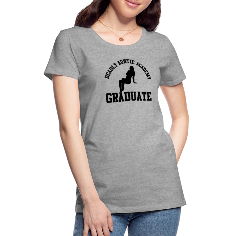 Deadly Auntie Academy Premium T-Shirt - heather gray