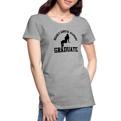 Deadly Auntie Academy Premium T-Shirt - heather gray