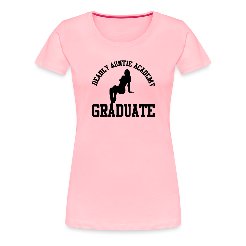 Deadly Auntie Academy Premium T-Shirt - pink