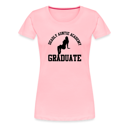 Deadly Auntie Academy Premium T-Shirt - pink