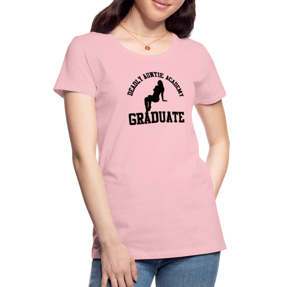 Deadly Auntie Academy Premium T-Shirt - pink