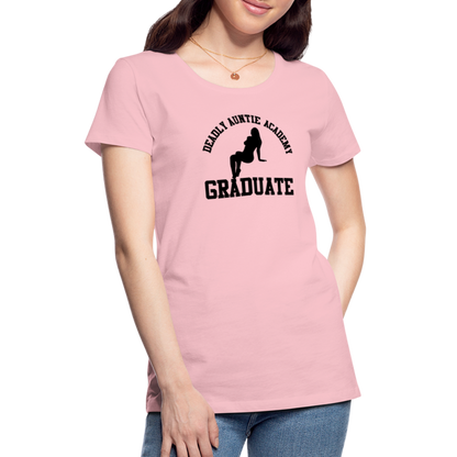 Deadly Auntie Academy Premium T-Shirt - pink