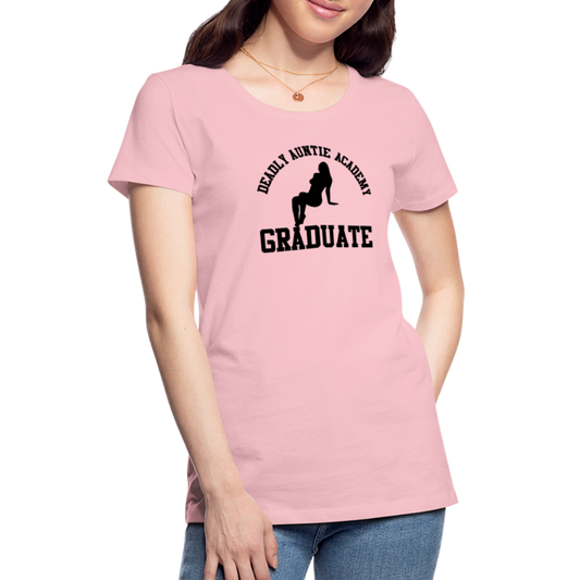 Deadly Auntie Academy Premium T-Shirt - pink