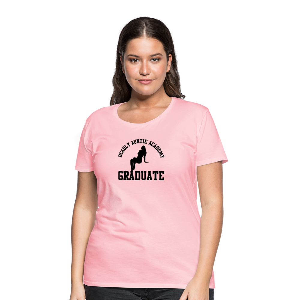 Deadly Auntie Academy Premium T-Shirt - pink