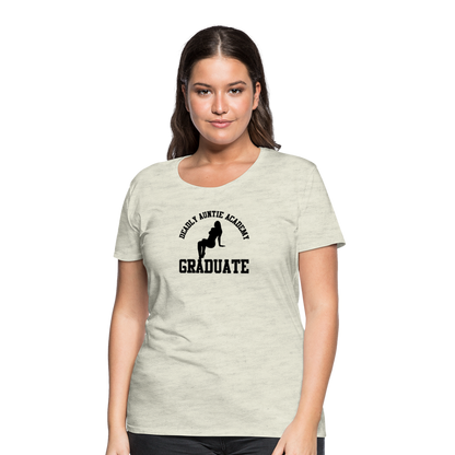 Deadly Auntie Academy Premium T-Shirt - heather oatmeal