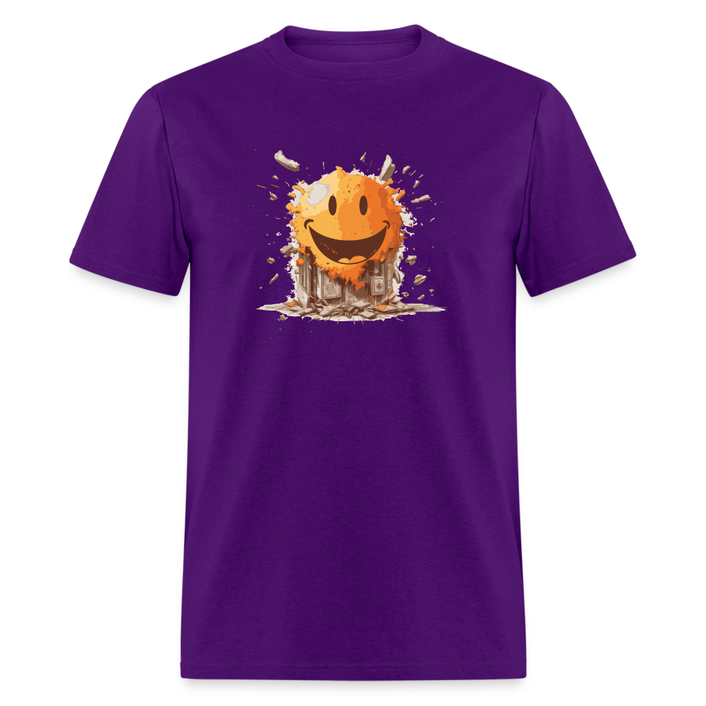 Smiley T-Shirt - purple