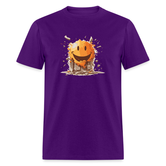 Smiley T-Shirt - purple