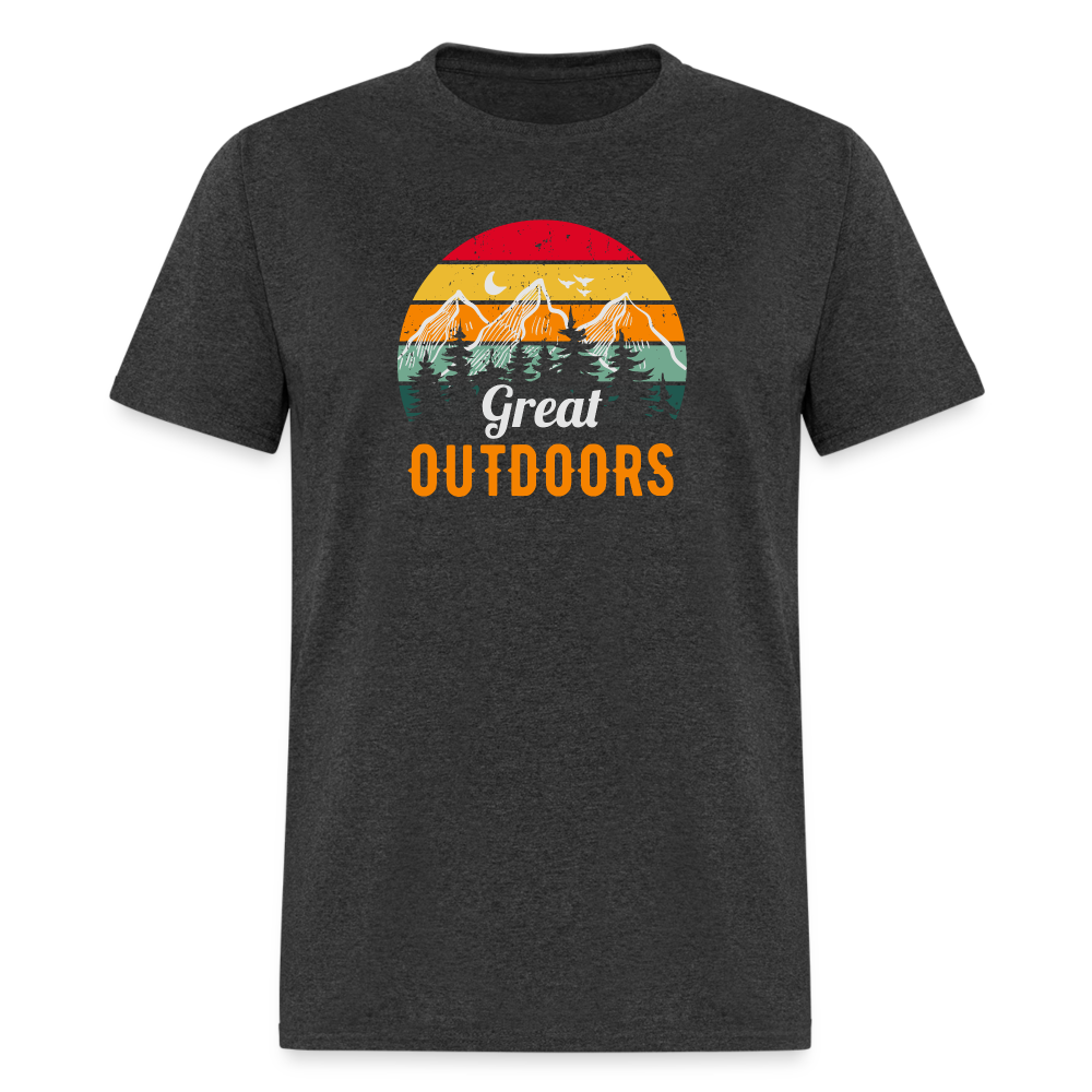 Great Outdoors T-Shirt - heather black