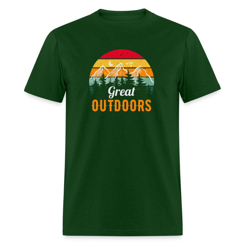 Great Outdoors T-Shirt - forest green