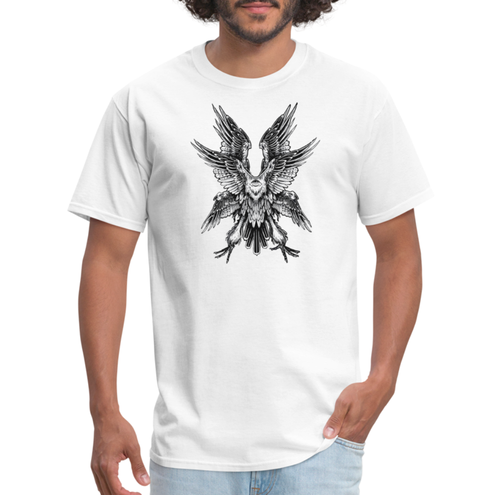 Winged Bird T-Shirt - white