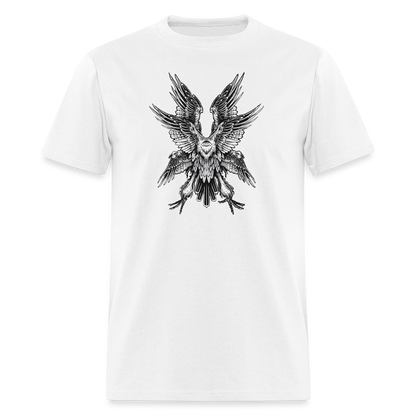 Winged Bird T-Shirt - white