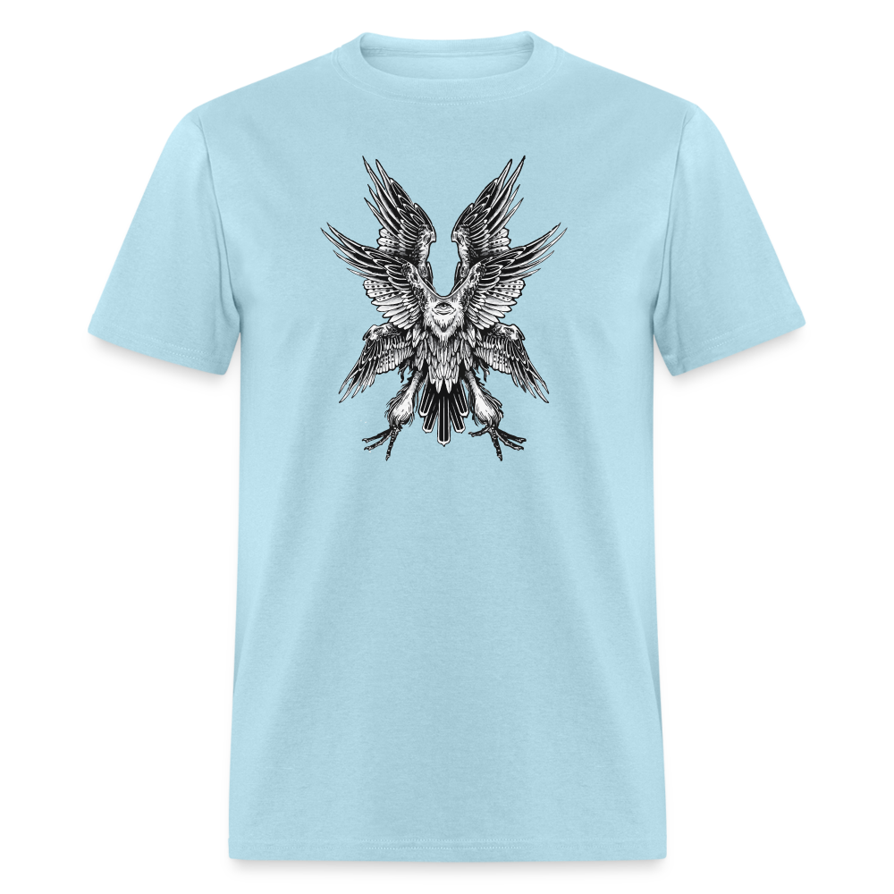 Winged Bird T-Shirt - powder blue