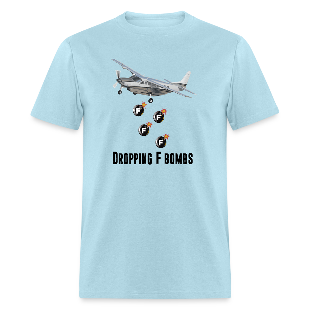 Dropping F Bombs T-Shirt - powder blue