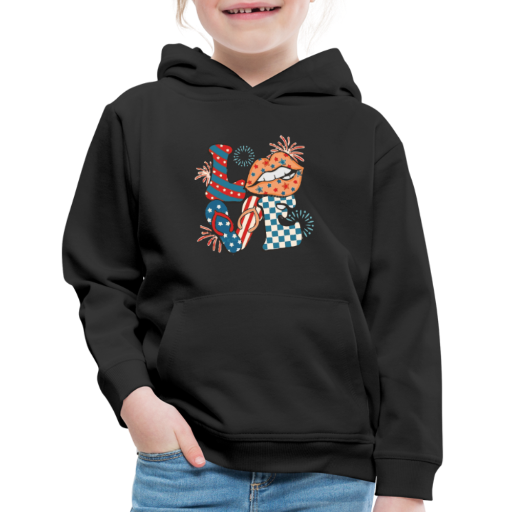 Love Kids‘ Premium Hoodie - black