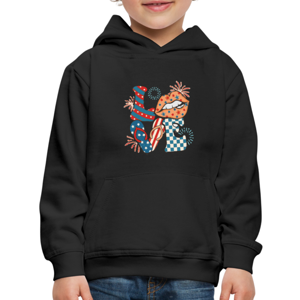 Love Kids‘ Premium Hoodie - black