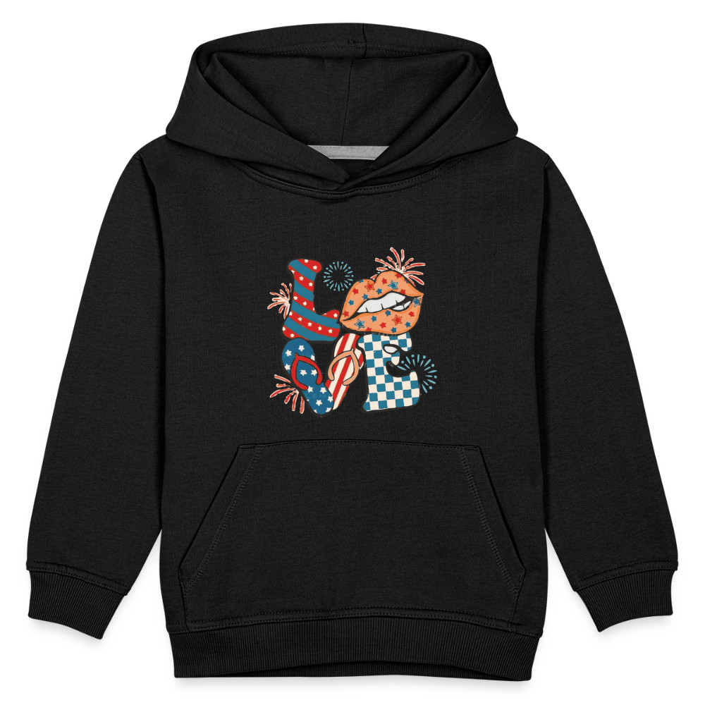 Love Kids‘ Premium Hoodie - black