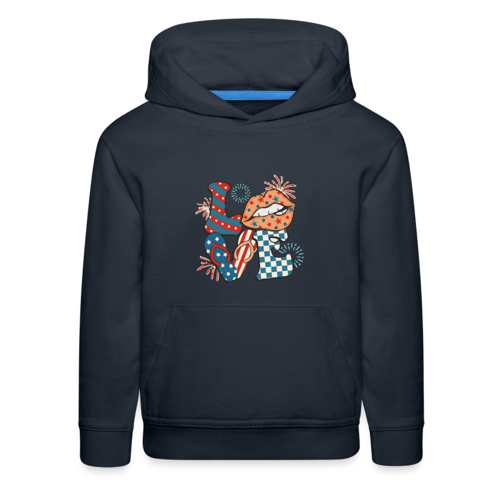 Love Kids‘ Premium Hoodie - navy