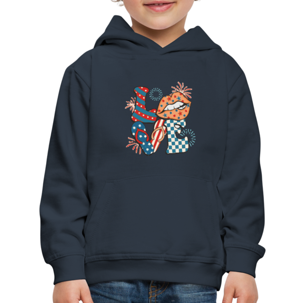 Love Kids‘ Premium Hoodie - navy