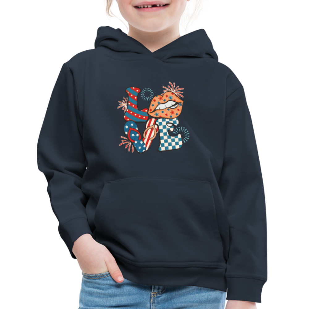 Love Kids‘ Premium Hoodie - navy