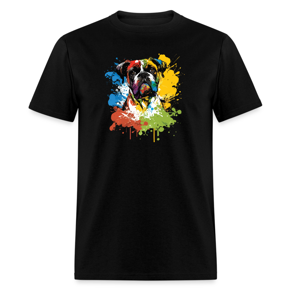 Dog Splatter T-Shirt - black